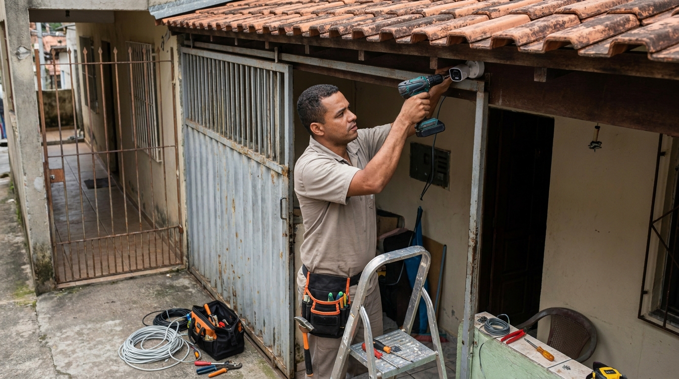 Instalação de Câmera Residencial em Volta Redonda‑RJ