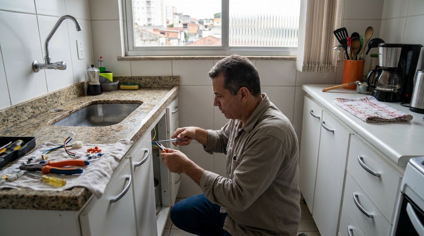 Troca de Torneira Elétrica em Volta Redonda‑RJ